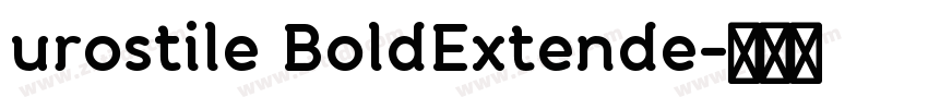 urostile BoldExtende字体转换